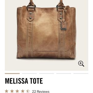 Frye Melissa Tote - Tan Leather Bag